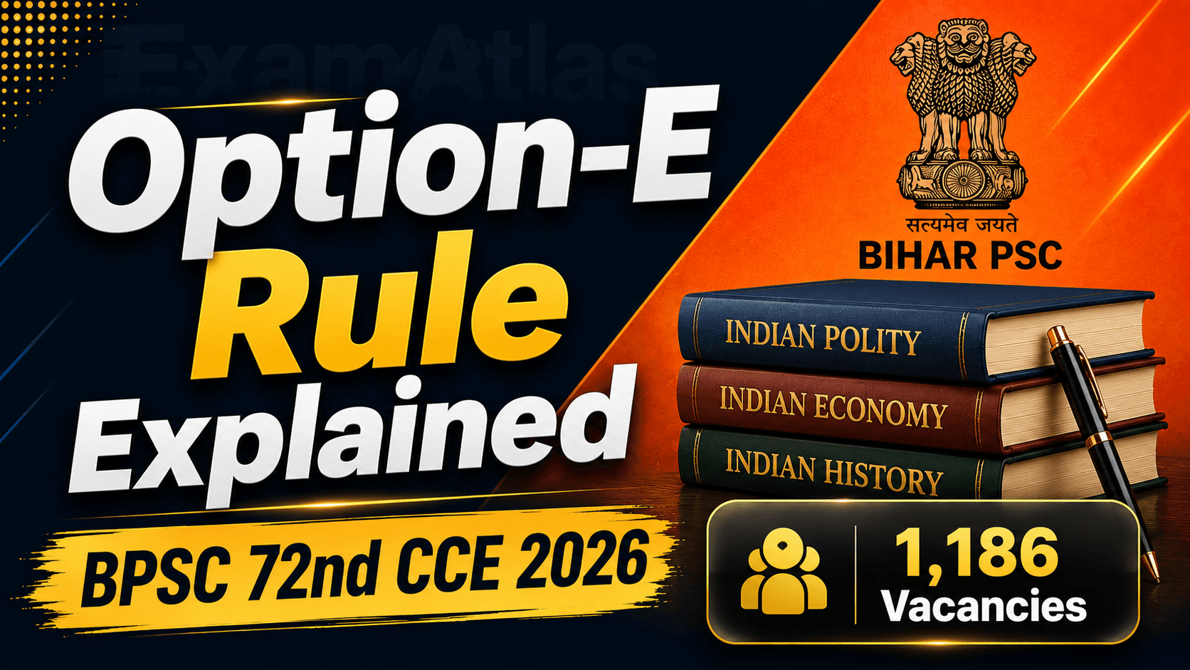 BPSC 72nd CCE Prelims Syllabus and the Option-E Rule, Explained