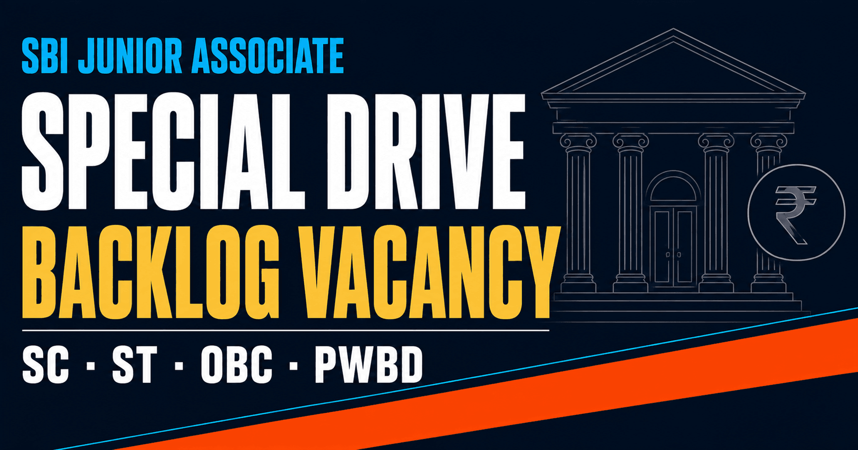 SBI Clerk Special Recruitment Drive 2026: 1,538 Posts for SC, ST and OBC