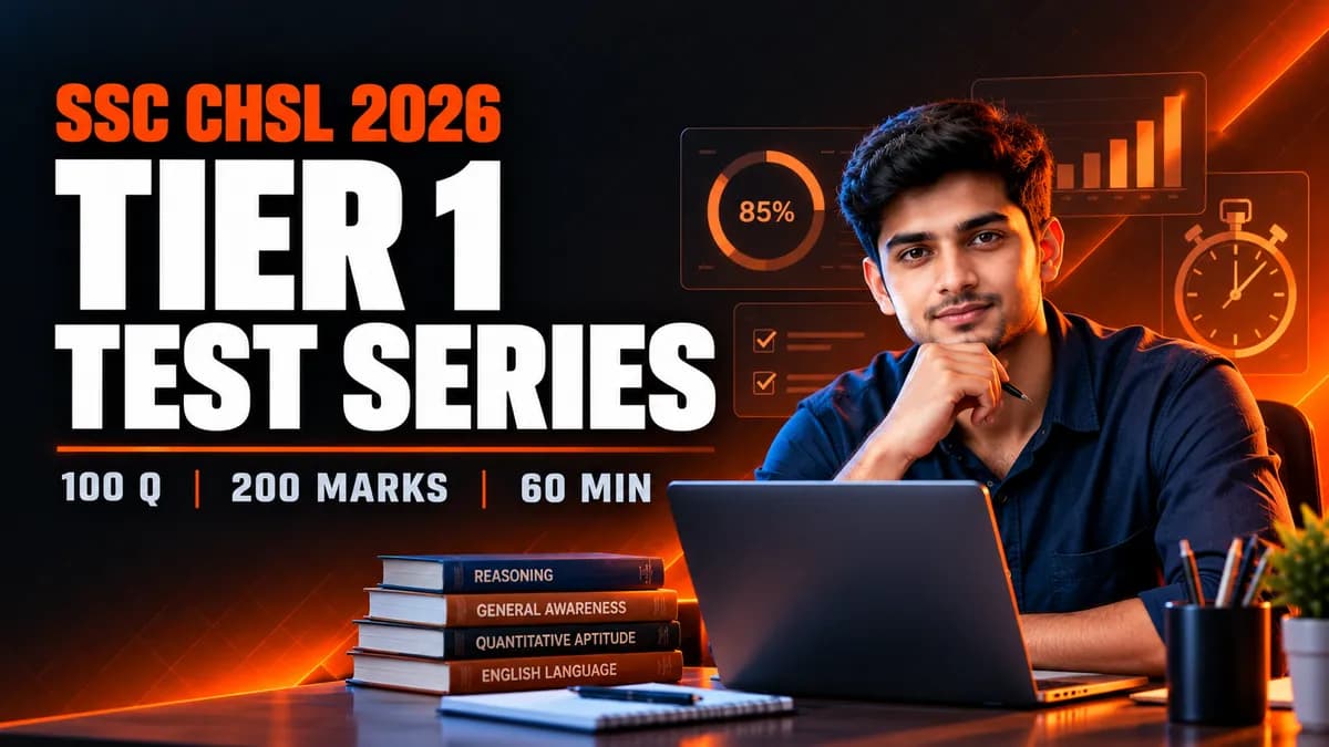 SSC CHSL Tier 1  Mock Test Series (Advance)