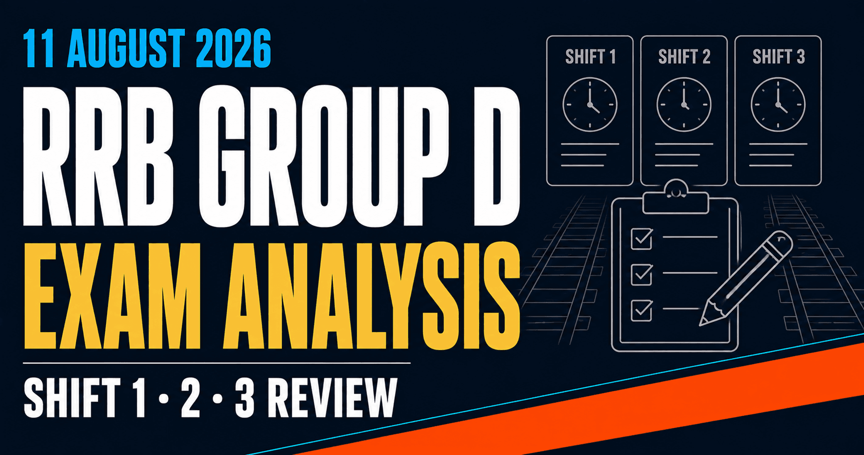RRB Group D Exam Analysis 11 August 2026: Shift 1, 2 and 3 Review