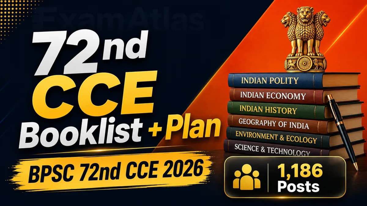 BPSC 72nd CCE Booklist