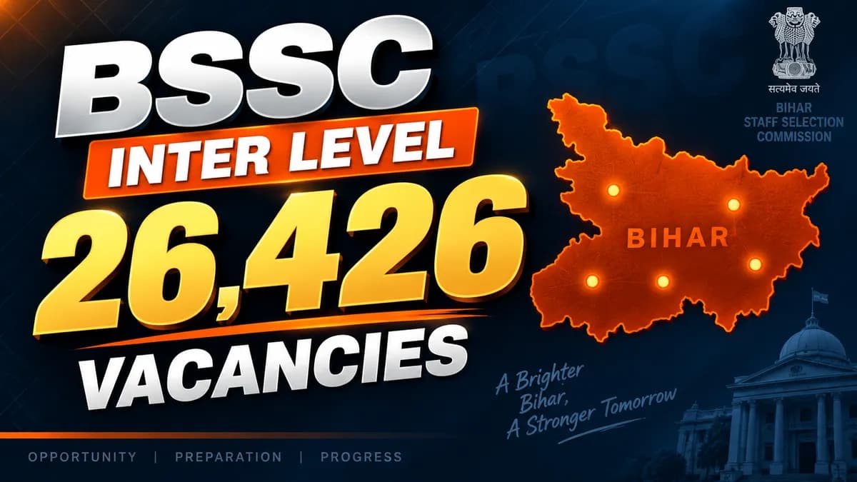 BSSC Inter Level 2026: Complete Guide to the 26,426 Vacancy Exam