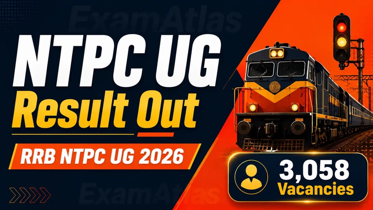 RRB NTPC UG CBT 1 Result 2026
