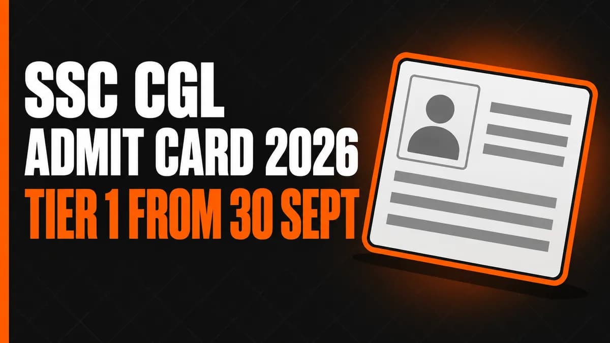 SSC CGL Admit Card 2026: City Slip, Tier 1 Hall Ticket and Region-Wise Download