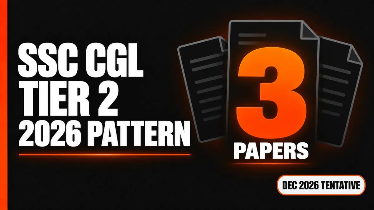 SSC CGL Tier 2 2026: Exam Date, Pattern, Negative Marking and Cut Off
